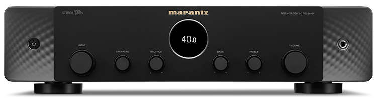 Marantz STEREO 70s 2-Channel Hi-Fi Receiver (Black Finish) Front View
