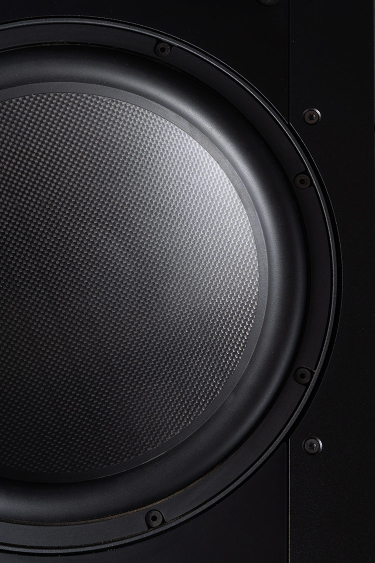 MartinLogan Depth® 215 Luxury Performance Subwoofer Driver Close-up View