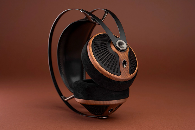Meze Audio 105 SILVA dynamic open-back headphone Side Angle View