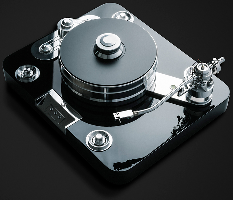 Pro-Ject Signature 12.2 Flagship Turntable Top Aerial Angle View