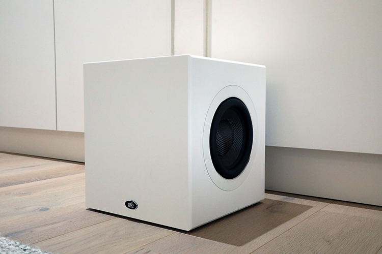PSB Speakers SubSeries BP8 Powered Subwoofer (White Finish) Ground Floor View