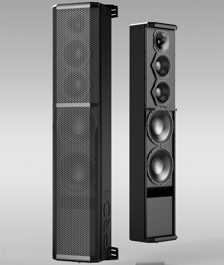 Pro Audio Technology CF-212.3 Loudspeakers Angle View