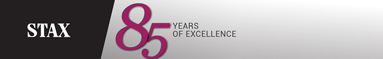 STAX - 85 Years of Excellence digital banner