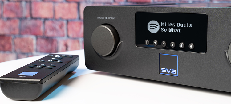 SVS Prime Wireless Pro SoundBase Front Angle View