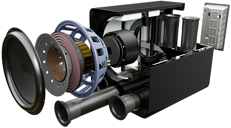 SVS PB17-Ultra R|Evolution Subwoofer Exploded Internal View