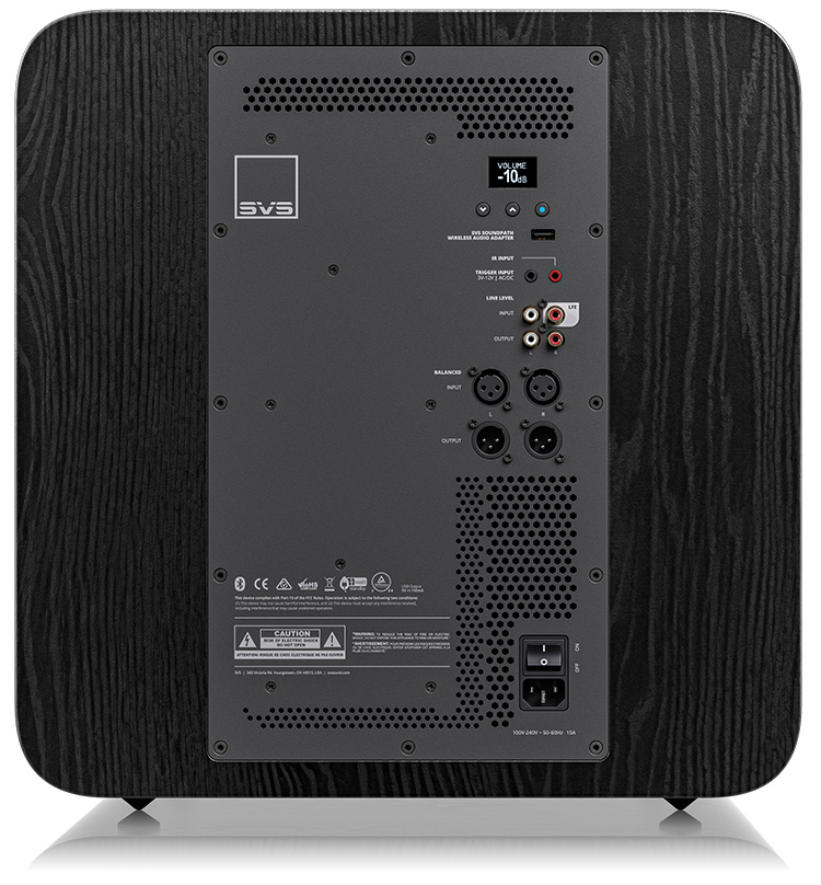 SVS SB-5000 R|Evolution sealed cabinet subwoofer Rear View