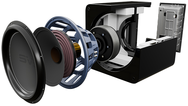 SVS SB-5000 R|Evolution sealed cabinet subwoofer Exploded View