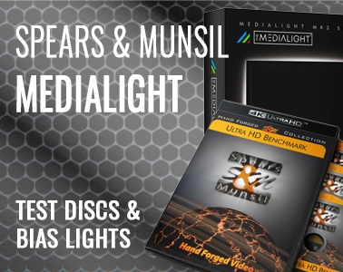 Spears & Munsel 4K discs / Medialight Bias light strips