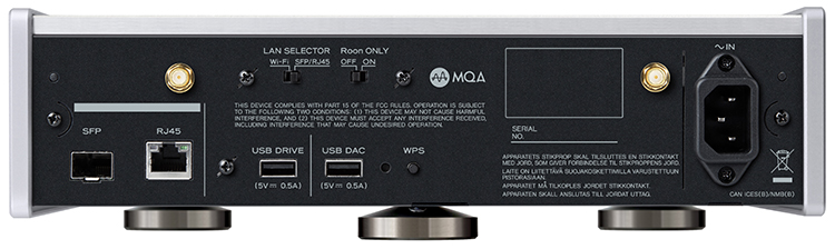 TEAC NT-507T Network Transport Back Rear Panel View