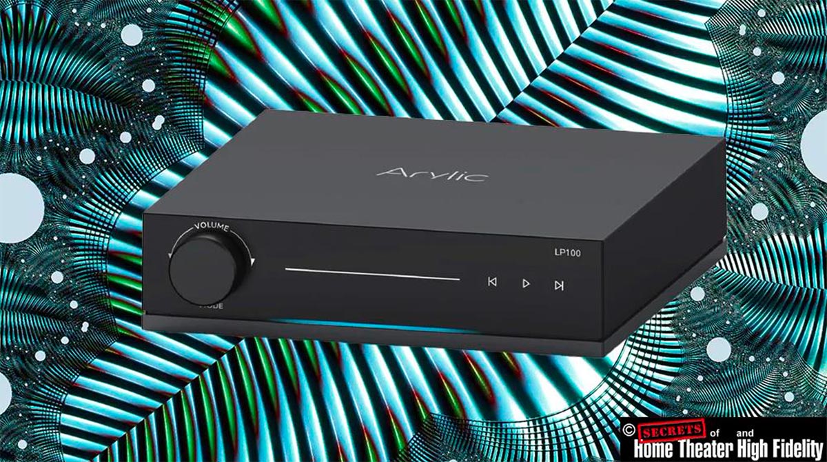 Arylic LP100 Wireless Music Streamer Front Angle View Arylic LP100 Wireless Music Streamer Front Angle View