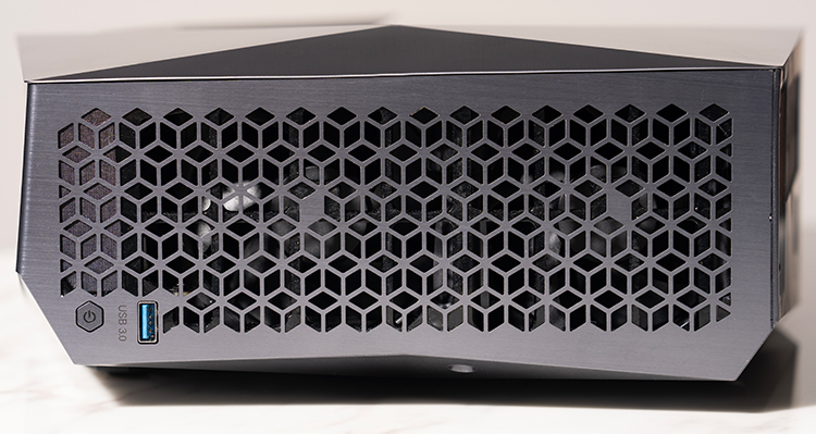 Side panel view of the AWOL Vision Aetherion 4K Ultra Short Throw Projector