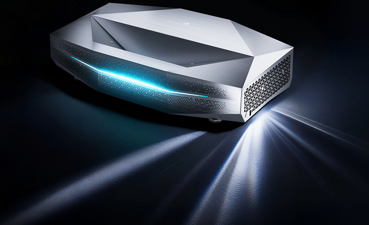 AWOL Vision Aetherion 4K Ultra Short Throw Projector Front Angle View