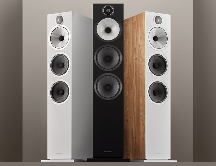 Bowers and Wilkins 603 S3 Floorstanding Speakers White, Black, and Oak Finishes