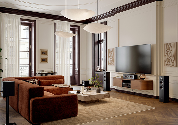 DALI SONIK Family Models Living Room Lifestyle View