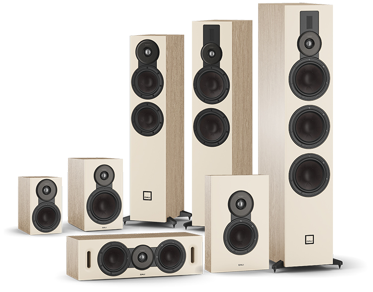 DALI SONIK Family Models Light Natural Oak Colored Finished View