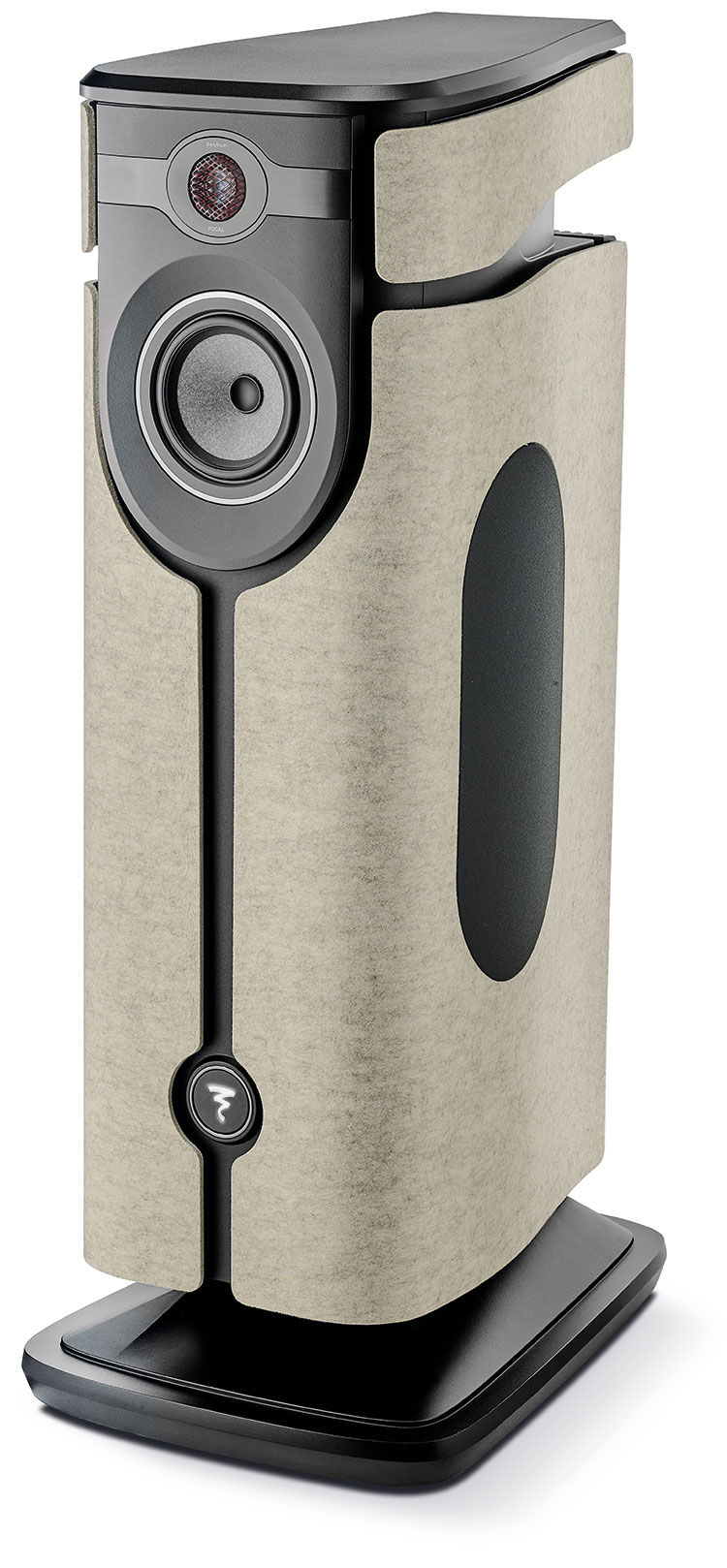Focal Diva Mezza Utopia floorstanding active loudspeaker Front Angle View