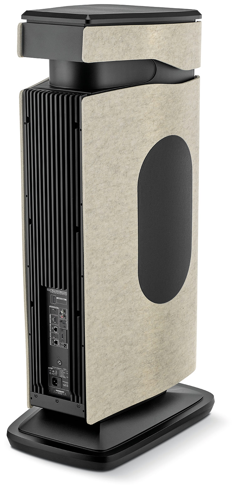 Focal Diva Mezza Utopia floorstanding active loudspeaker Rear Angle View