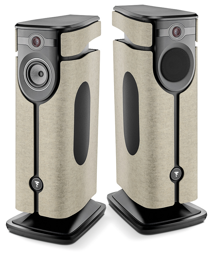 Focal Diva Mezza Utopia floorstanding active loudspeakers Front Angle View
