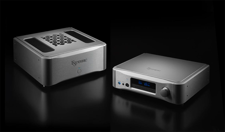 Esoteric N-05XE Network DAC Preamplifier and S-05XE Class A Stereo Power Amplifier