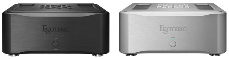 Esoteric S-05XE Class A Stereo Power Amplifiers Black and Silver Color Finishes