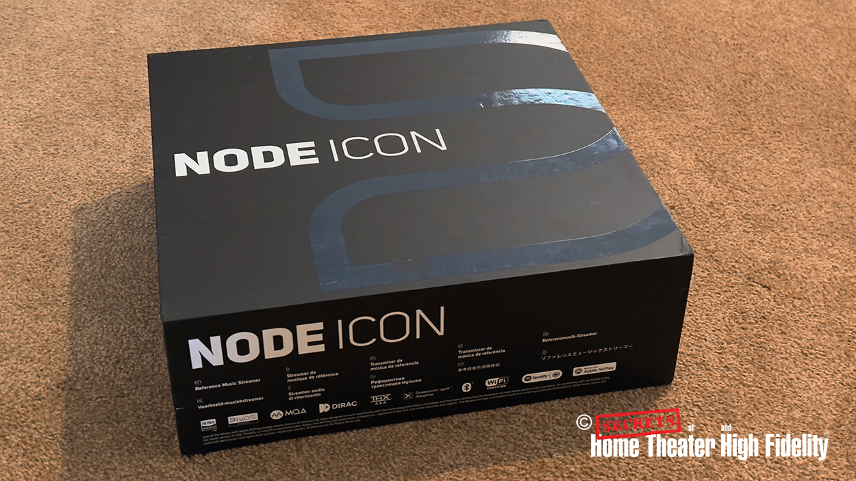 Bluesound Node Icon Music Streamer Headphone Product Packaging Closed Box View Bluesound Node Icon Music Streamer Headphone Product Packaging Closed Box View