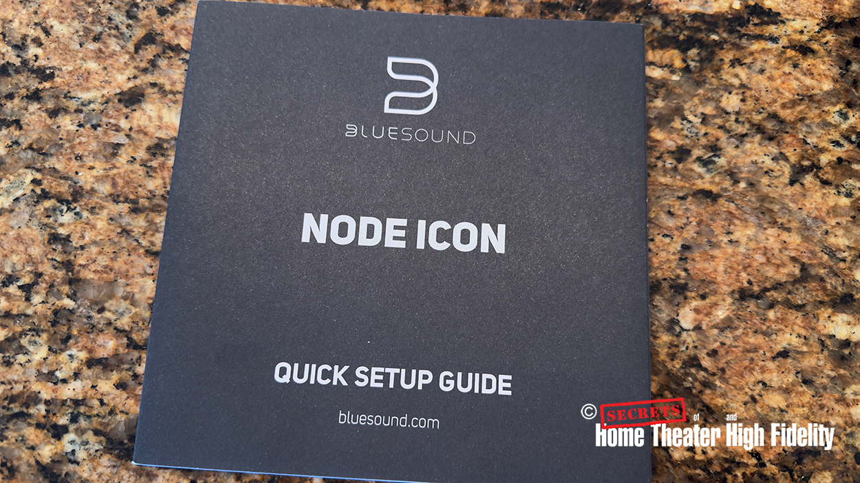 Bluesound Node Icon Music Streamer Quick Setup Guide Booklet View Bluesound Node Icon Music Streamer Quick Setup Guide Booklet View