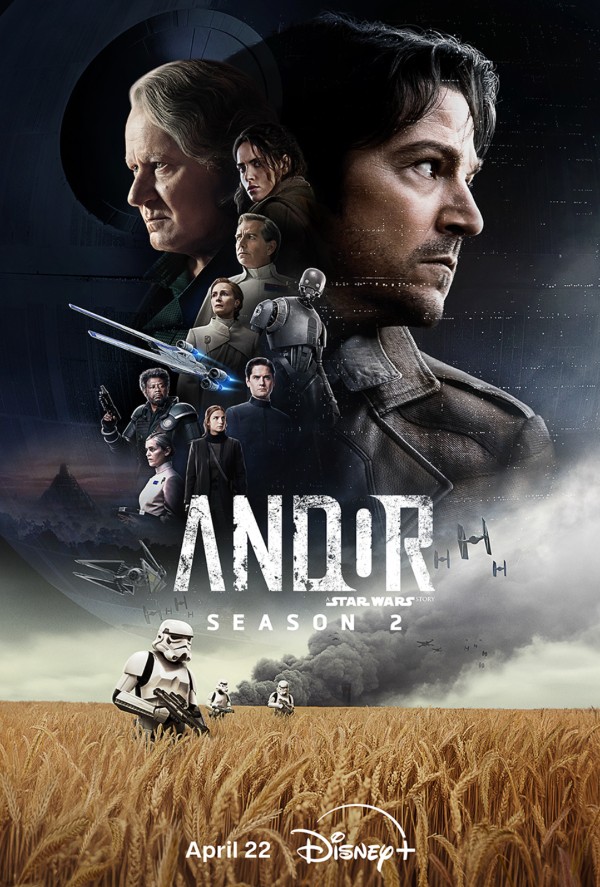 ANDOR: A STAR WARS STORY Season 2 streaming series poster cover from Disney+