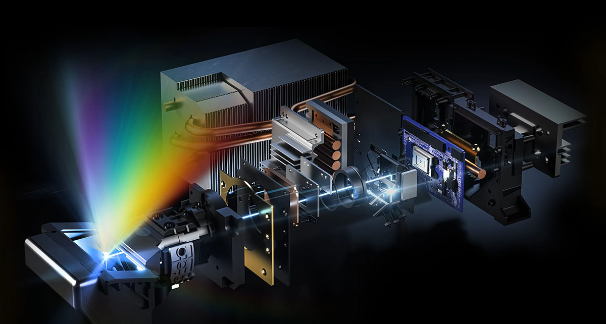 Hisense L9Q Tri-Laser UST Projector Internal Exploded View Hisense L9Q Tri-Laser UST Projector Internal Exploded View