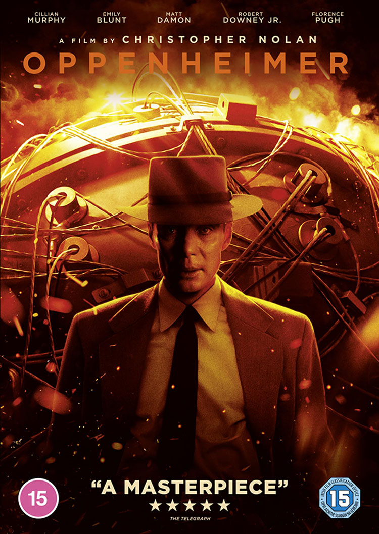 Oppenheimer (Blu-Ray) movie film cover