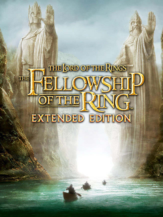 The Lord of the Rings: The Fellowship of the Ring Extended Edition The Lord of the Rings: The Fellowship of the Ring Extended Edition film poster cover
