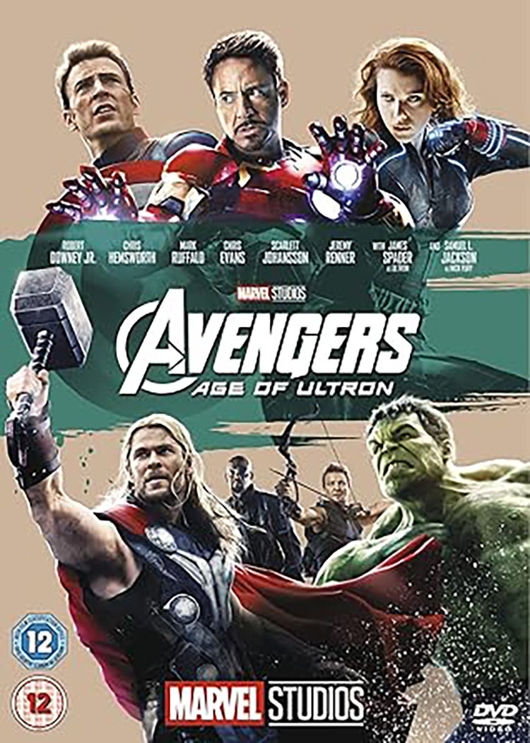 Avengers: Age of Ultron DVD video front cover