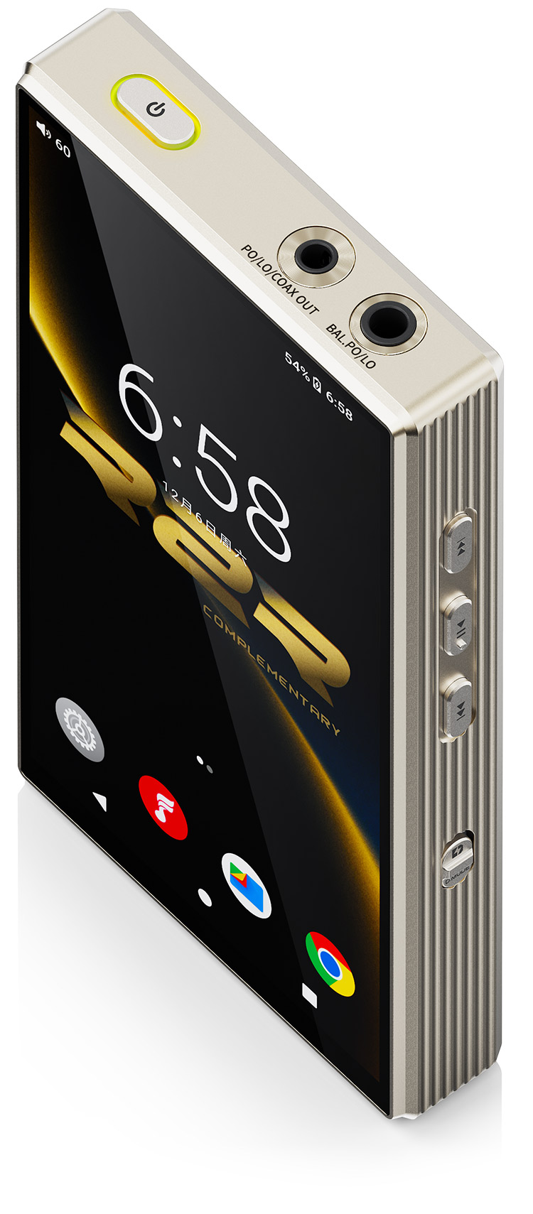 FiiO M33 R2R Music Player Front Angle View