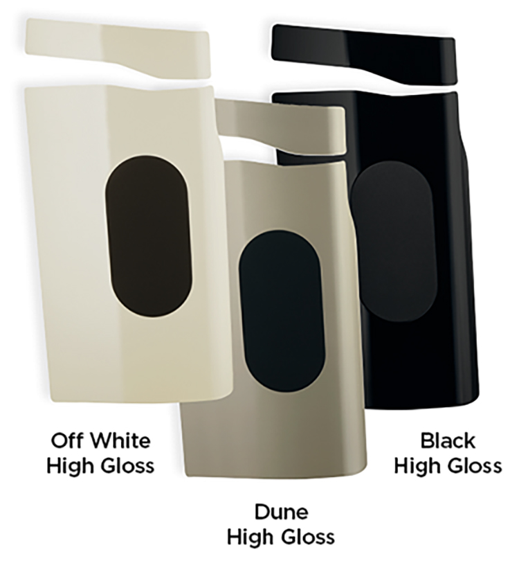 Focal Diva Utopia Wireless Loudspeaker Off White High Gloss, Dune High Gloss, and Black High Gloss lacquered finishes