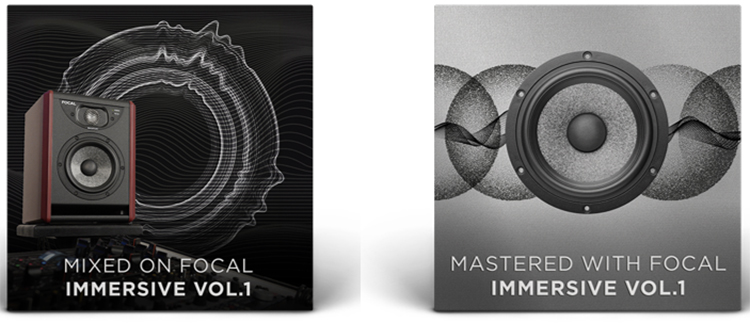 Focal Naim America Mixed on Focal Immersive Vol. 1 & Mastered with Focal Immersive Vol. 1 Music Streaming Playlist Album Covers