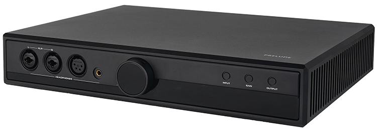 HIFIMAN GOLDENWAVE Prelude Reference Headphone Amplifier Angle View
