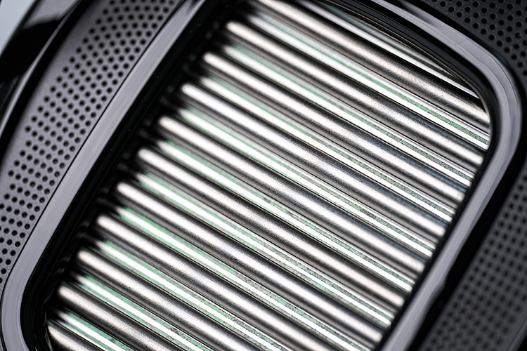 HIFIMAN ARYA UNVEILED planar magnetic headphone Close-up Outer Earcup Right Angle View