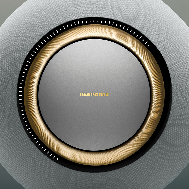 Marantz Horizon Wireless Speaker Moon Ray Finish Top Aerial View