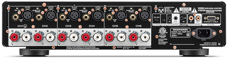 Marantz AMP 30 Power Amplifier Rear Back Panel View