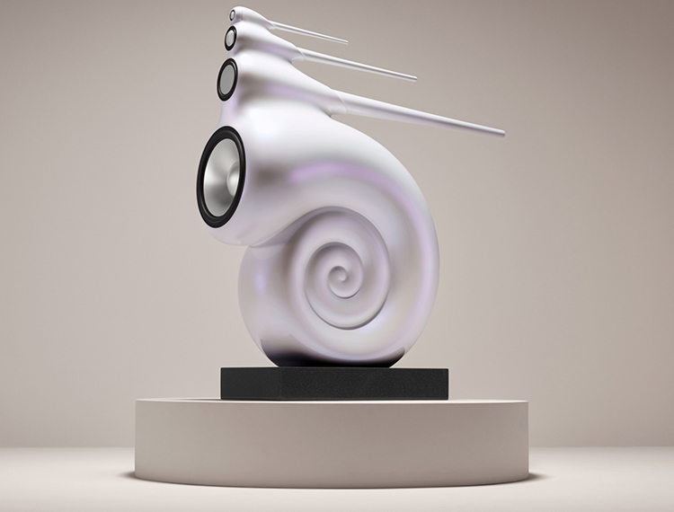 Bowers and Wilkins Nautilus Loudspeaker (Abalone Pearl Finish) Side View