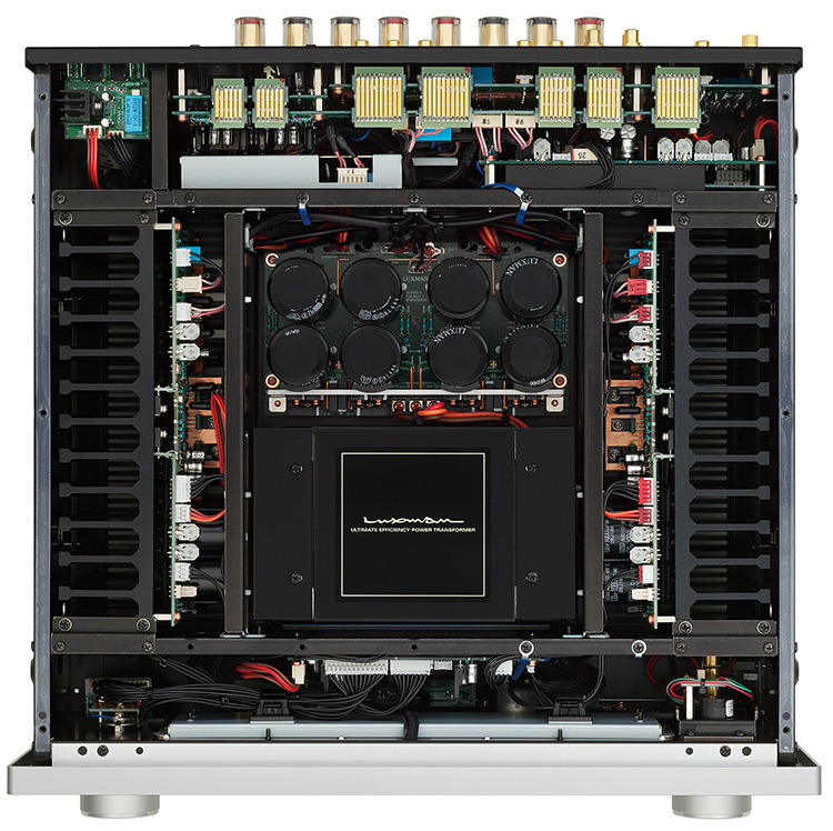 Luxman L-509Z Integrated Amplifier Top Internal View