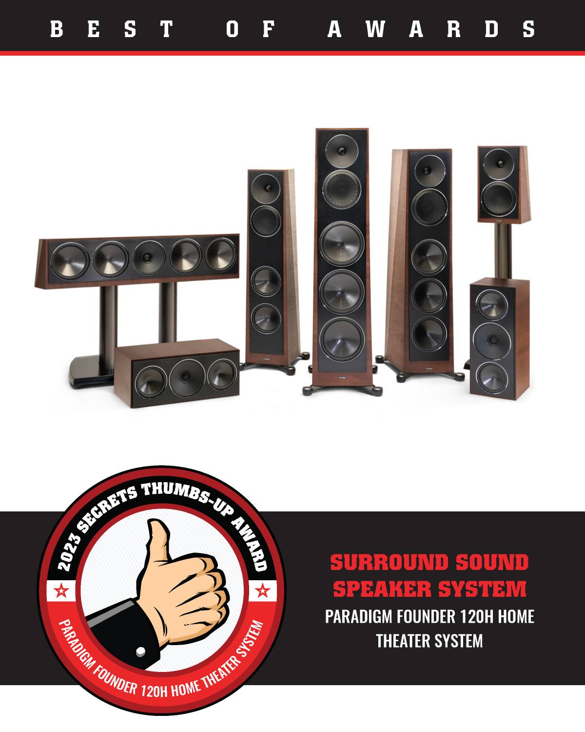Paradigm Founder 120H Home Theater System
