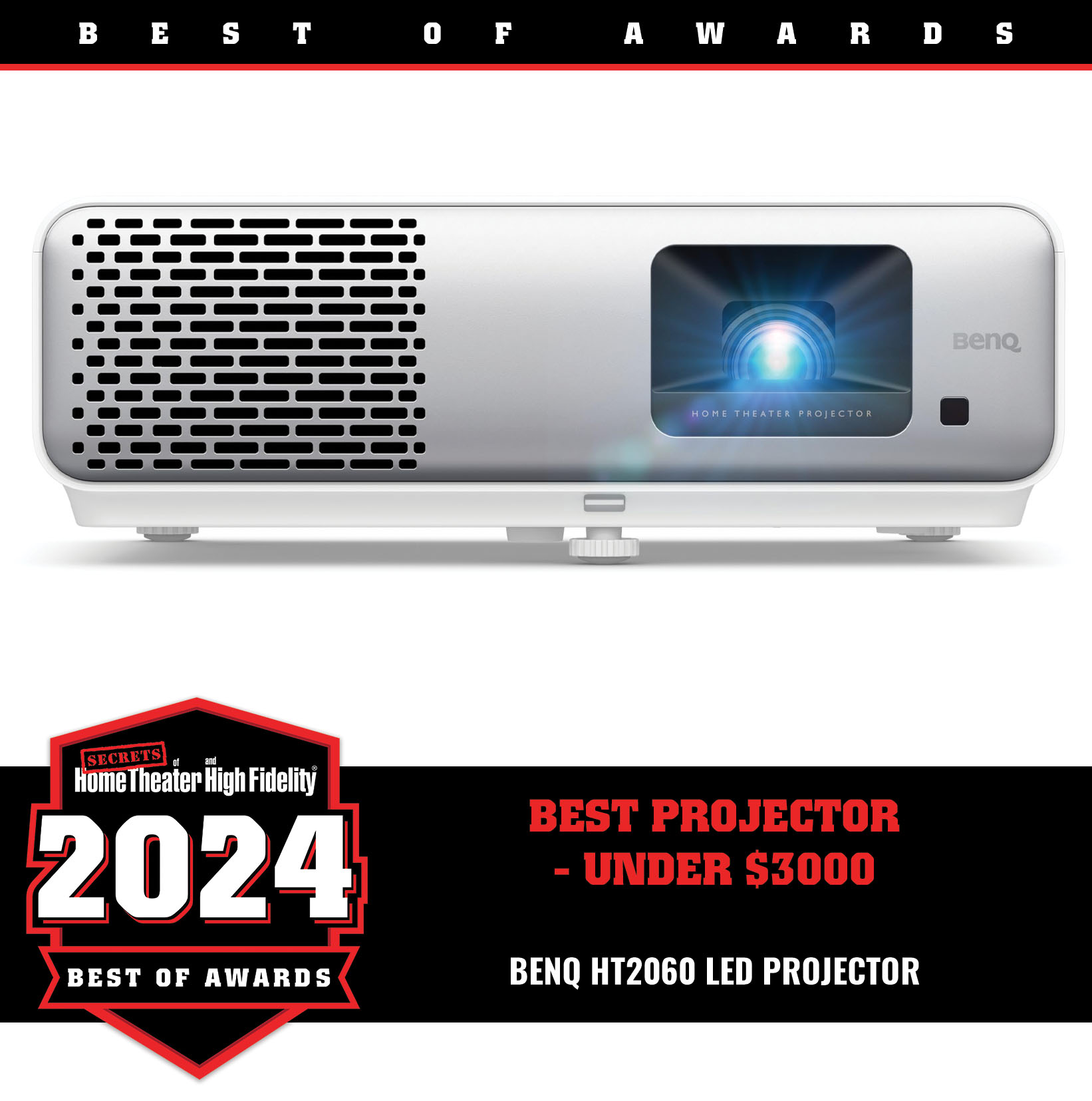 BenQ HT2060 LED Projector Best of Year Award