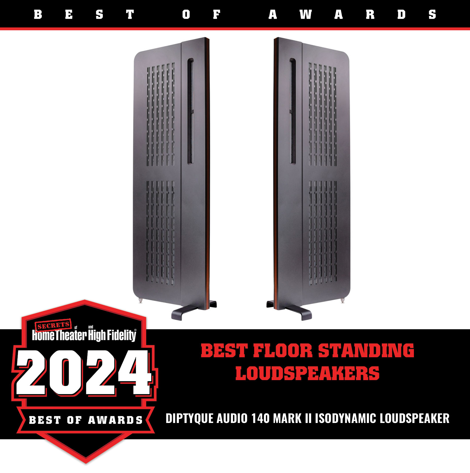 Diptyque Audio 140 Mark II Isodynamic Loudspeaker Best of Year Award