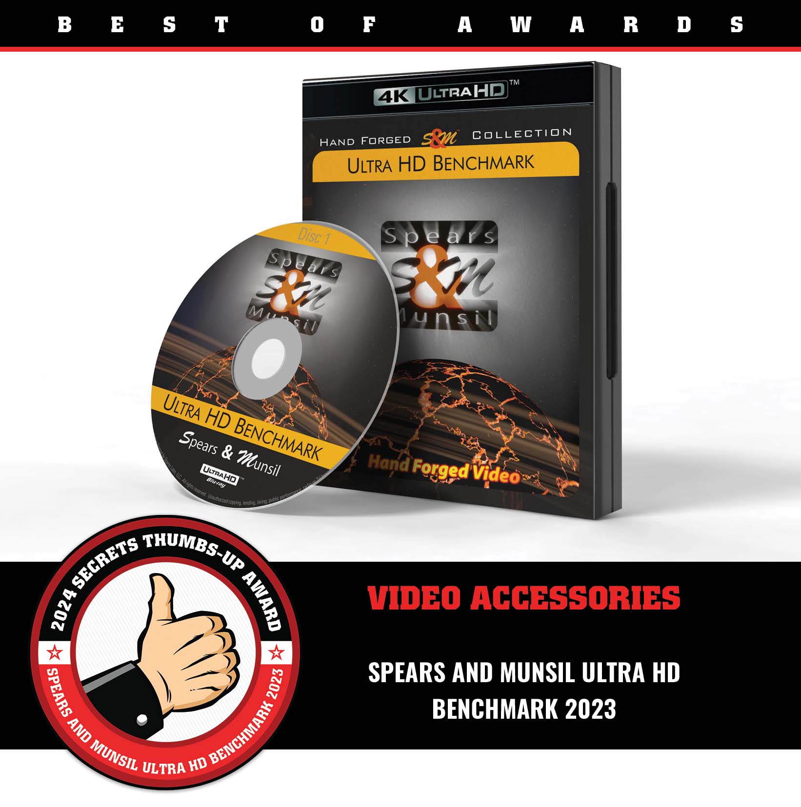 Spears And Munsil Ultra HD Benchmark 2023 Thumbs-Up Award