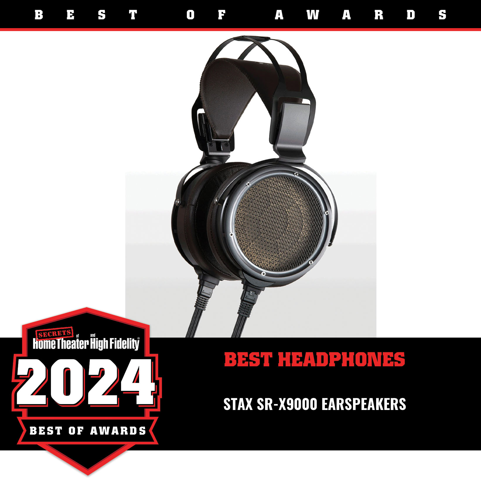STAX SR-X9000 Earspeakers Best of Year Award