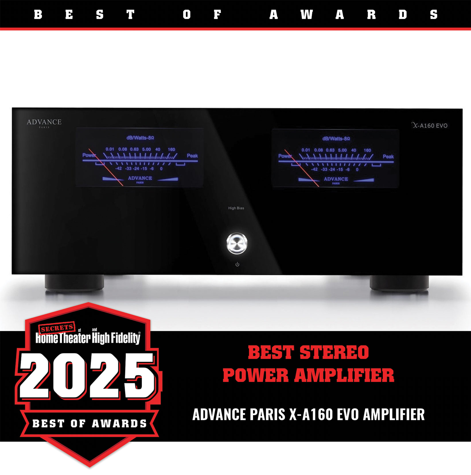 Advance Paris X-A160 EVO Amplifier Best of Year Award