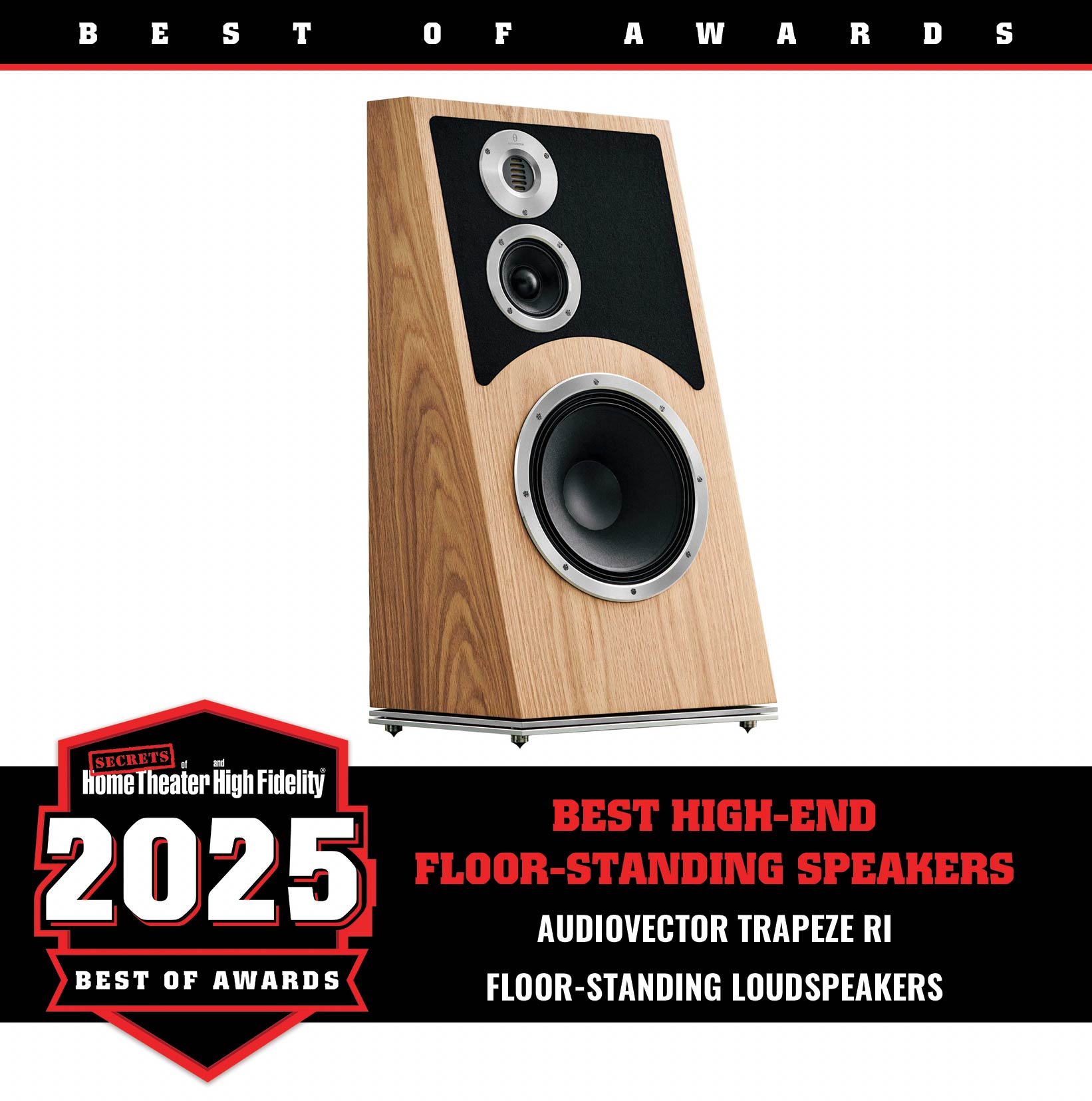 Audiovector Trapeze RI Floor-standing Loudspeakers Best of Year Award