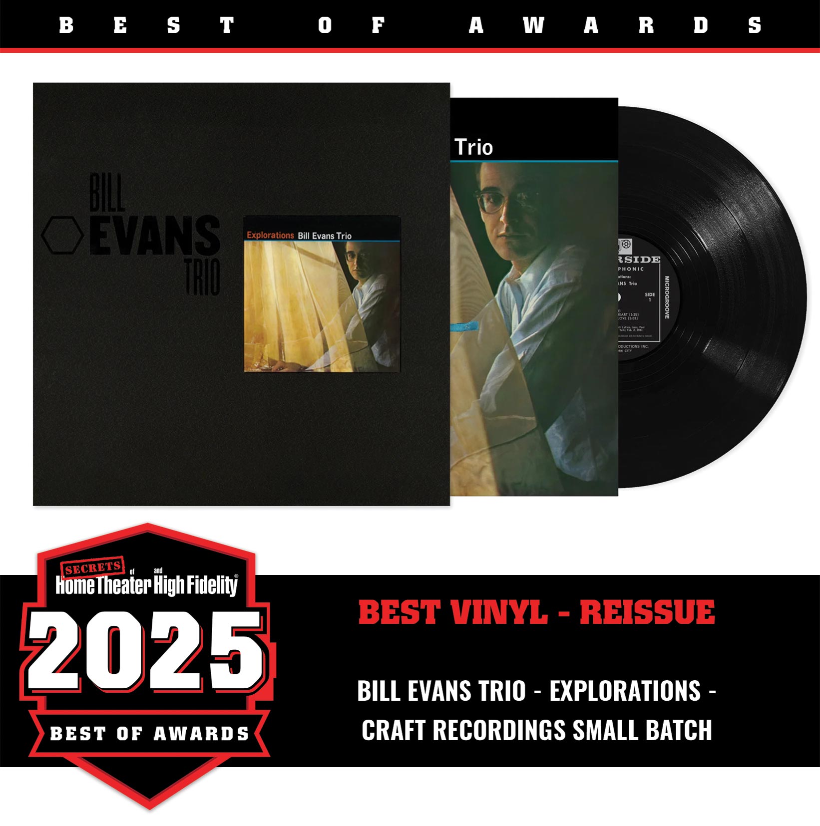 Bill Evans Trio - Explorations - Craft Recordings Small Batch Best of Year Award