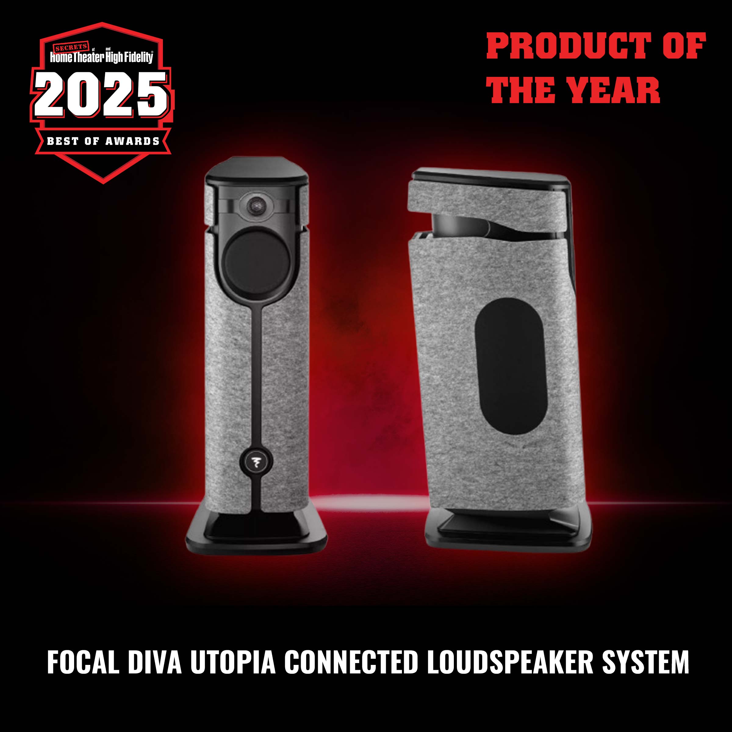 Focal Diva Utopia Connected Loudspeaker System Product of the Year Award