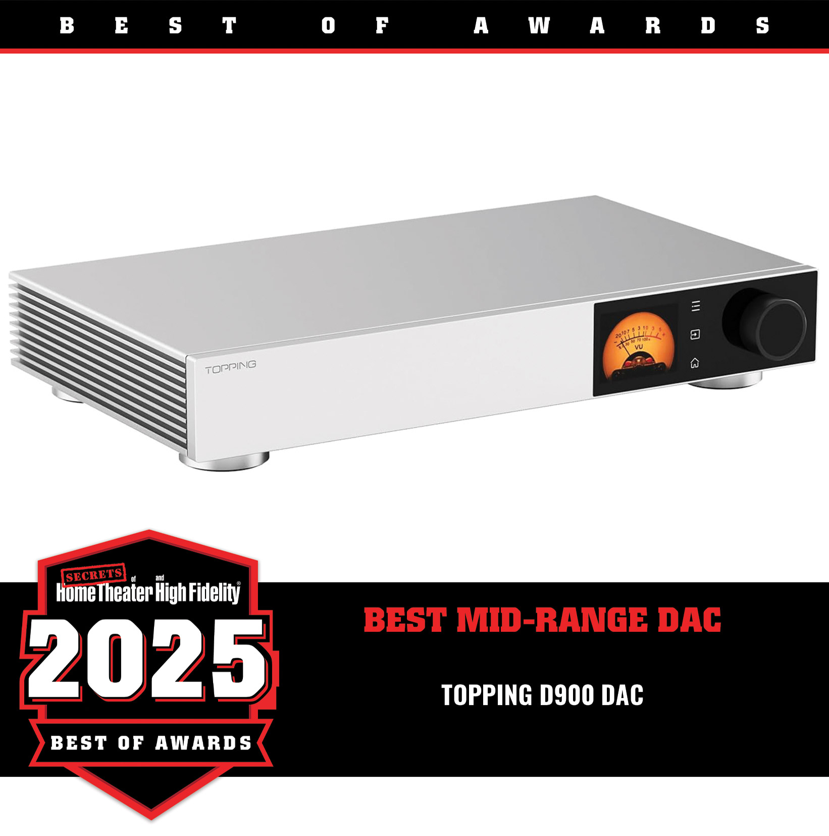 Topping D900 DAC Best of Year Award